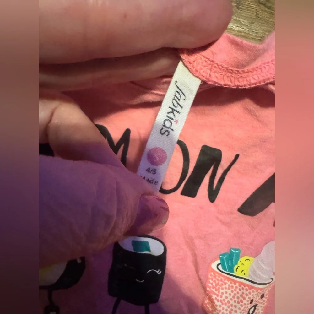 FabKids 4/5 sushi I’m on a roll long sleeve tee